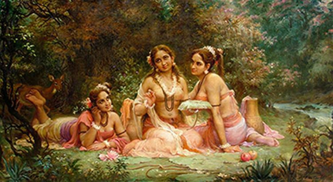 The artist who captured the drama of Hindu legend