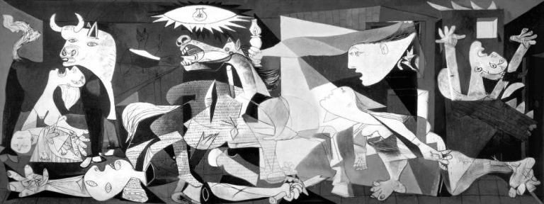 Guernica is gone. We can’t keep staring at the blank panel