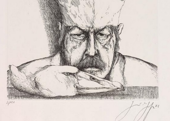 Nobel winner Günter Grass was a visual artist, too