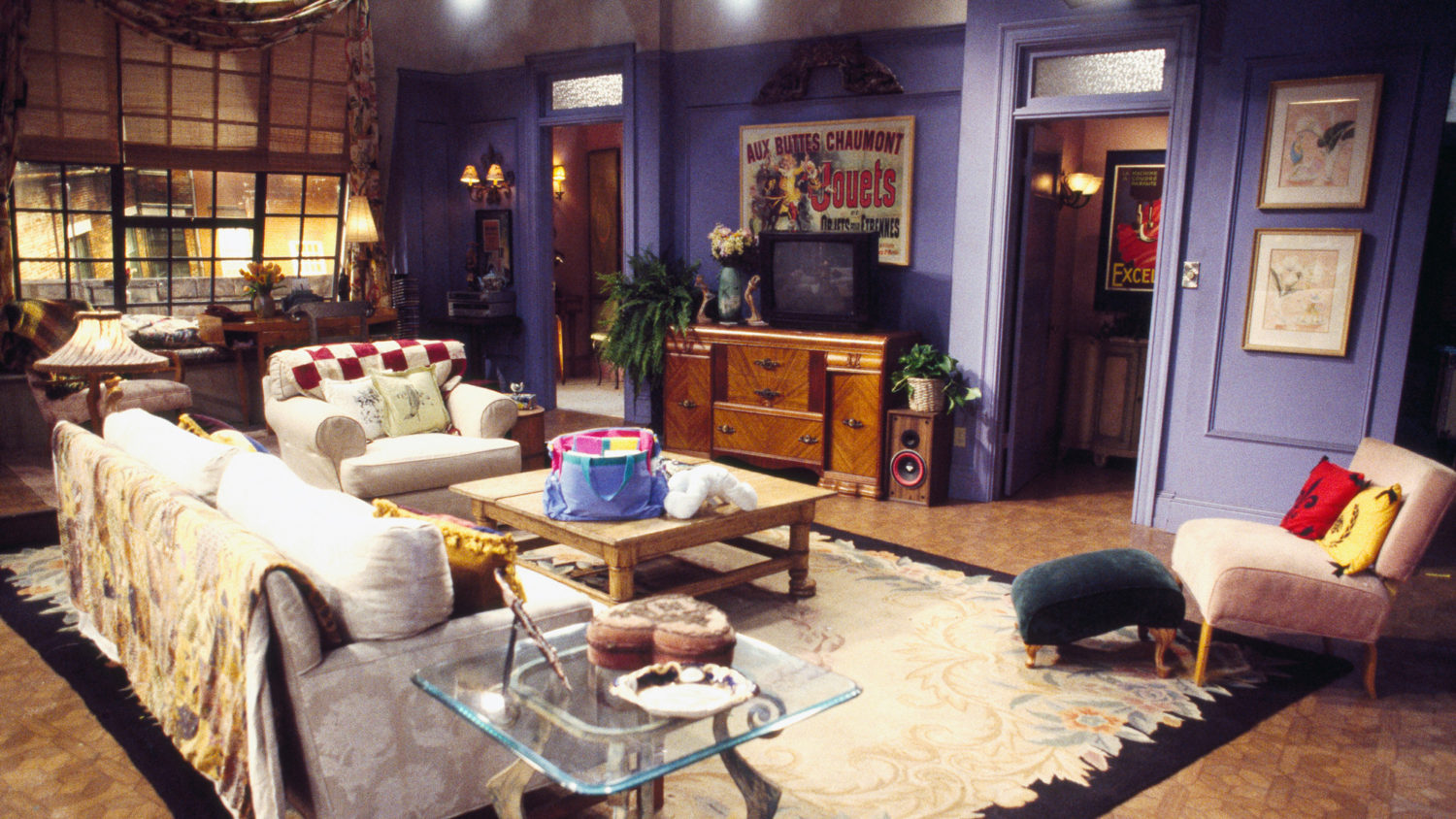 The vintage artwork hidden away on the sets of Friends