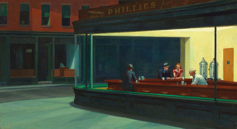 A master of scenes of quiet contemplation — Edward Hopper — was born today