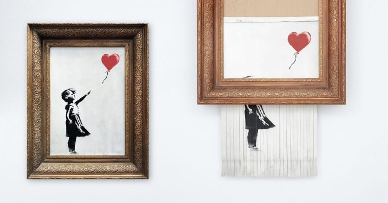 Sold for £18.6mn! Banksy iconoclastic artwork goes for 20x its pre-shredded price