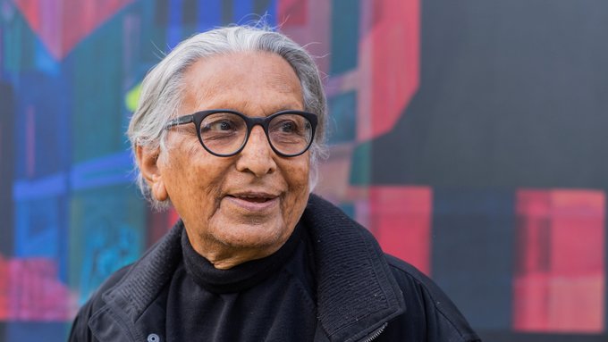 At 94, celebrated architect Balkrishna Doshi bestowed Royal Gold Medal for 2022