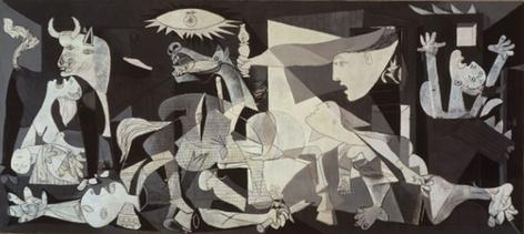 As suddenly as it disappeared, the Guernica is back at the UN