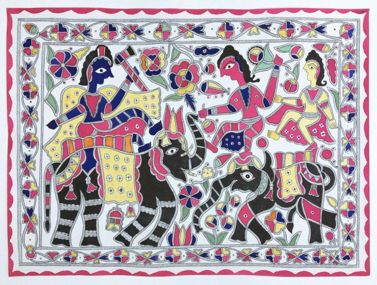 Outreach of traditional Indian Art: Mithila paintings find home in an exhibition in America