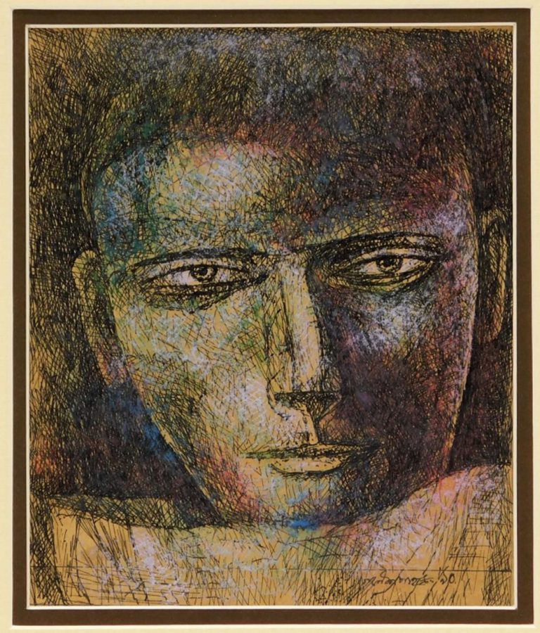 The artist who was named as the best painter of India in the 1970s by M. F. Hussain