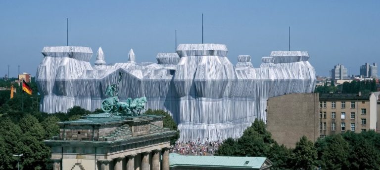 It\’s a wrap! The artist couple who share a birthday, Christo & Jeanne-Claude