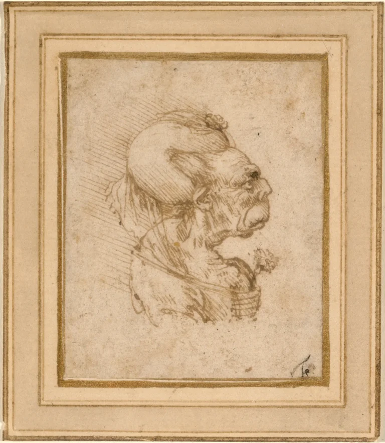 Leonardo da Vinci’s Grotesque Head of an Old Woman acquired by National Gallery of art