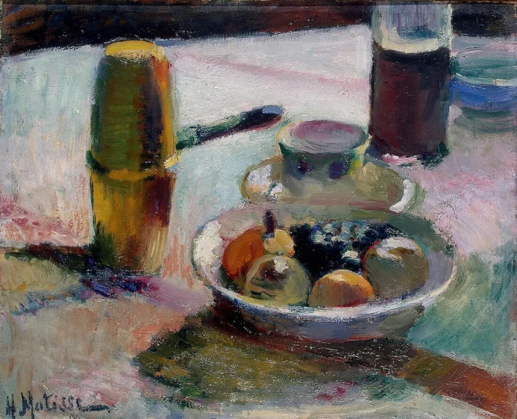 Fruit and Coffeepot 