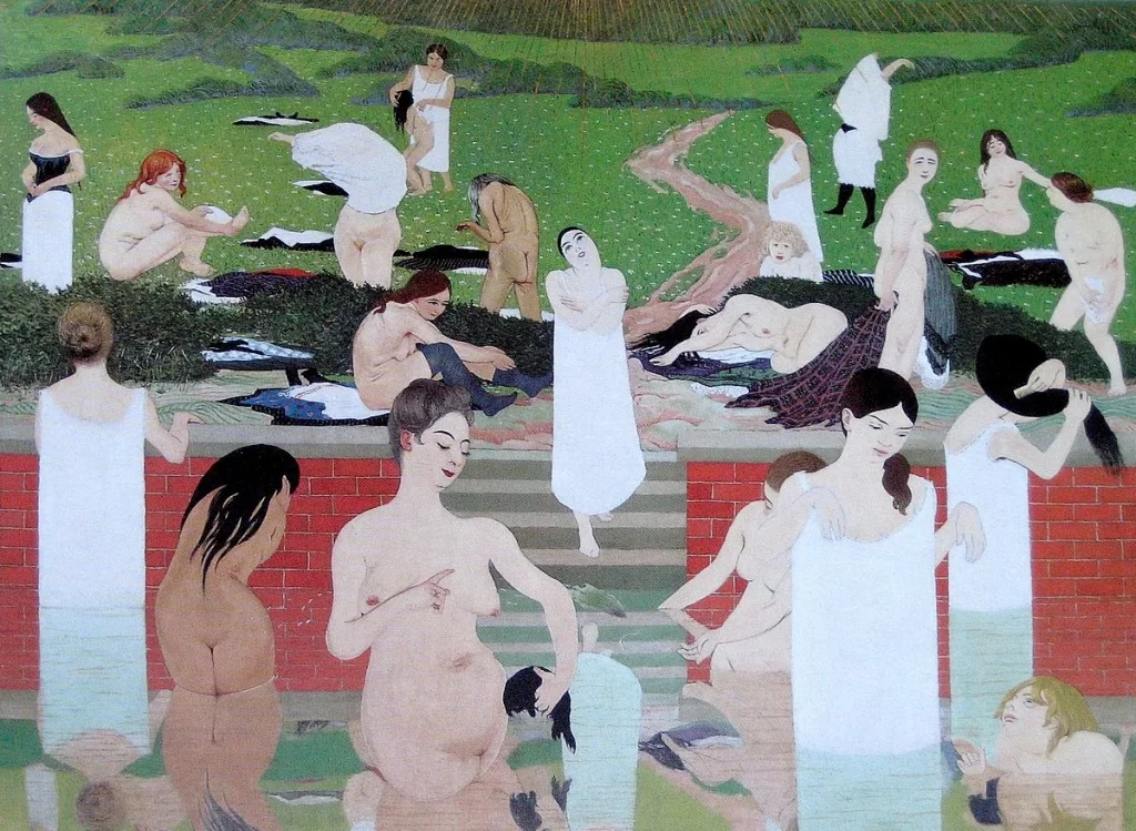 Vallotton Das Bad Sommerabend (1892)
