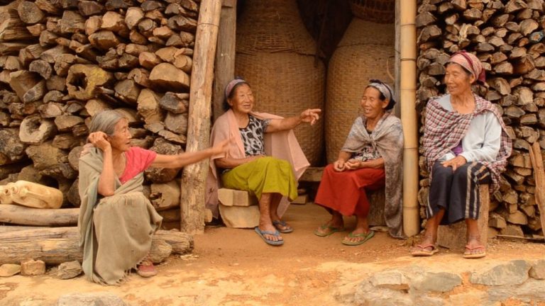 Farmers of Nagaland singing at the Kochi Muziris Biennale