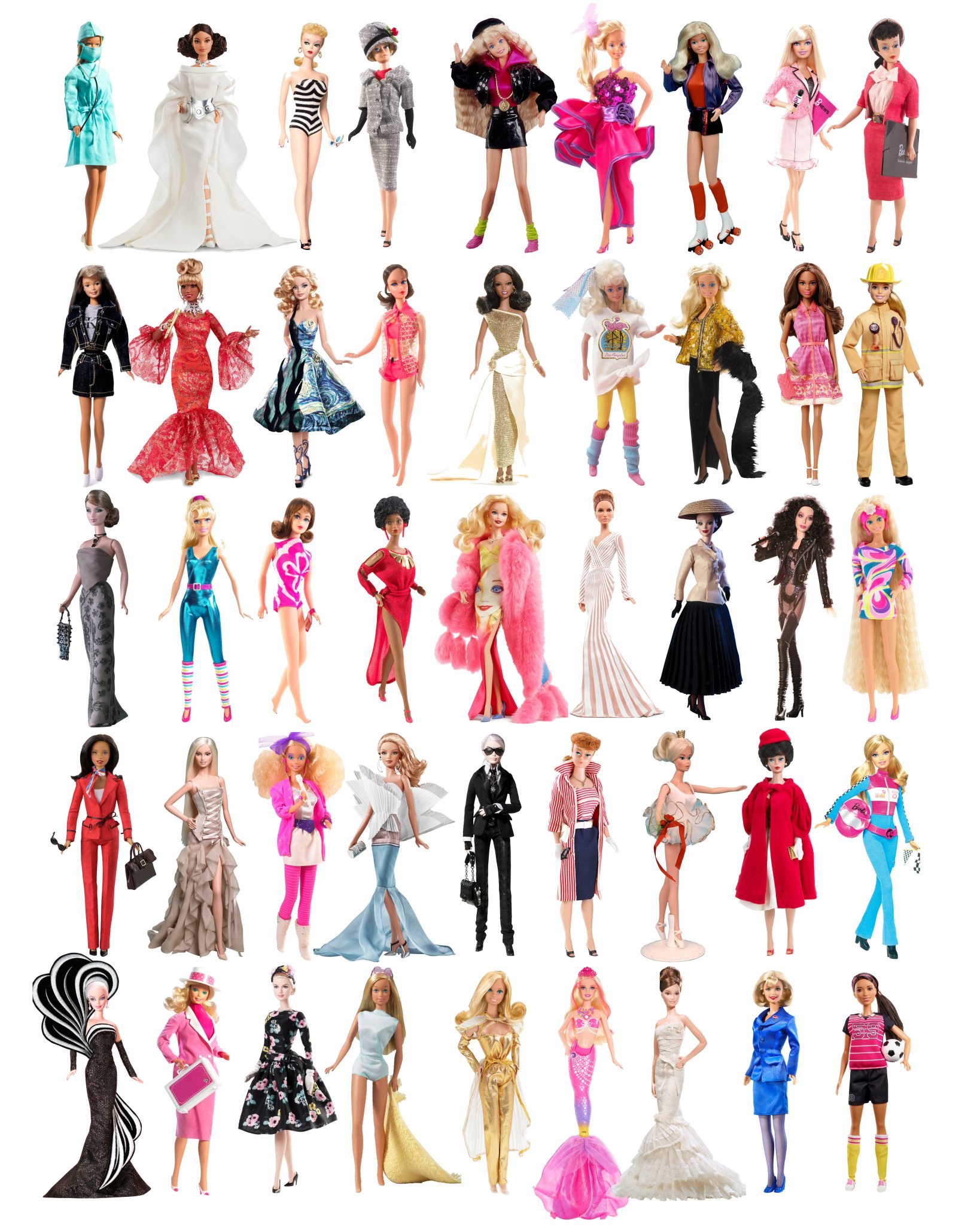 Barbie through the years