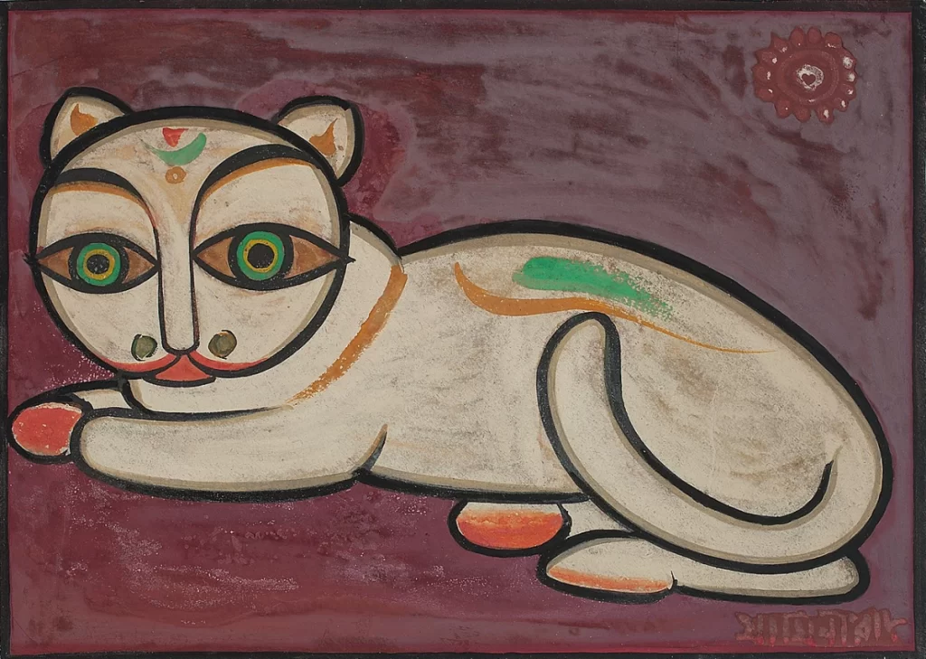 Untitled, 1920s-50s, Tempera on boxboard 