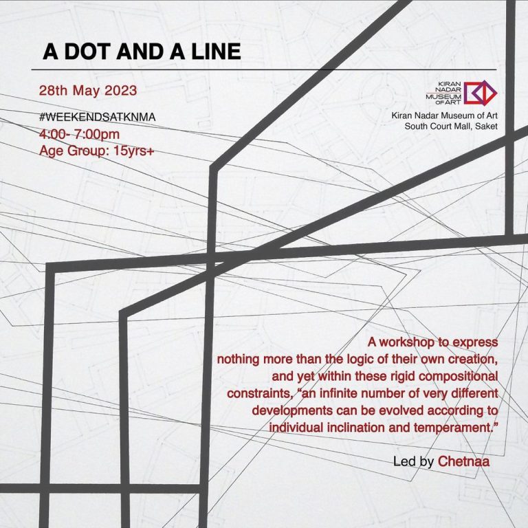 A Dot and A Line: A Workshop by Kiran Nadar Museum of Art