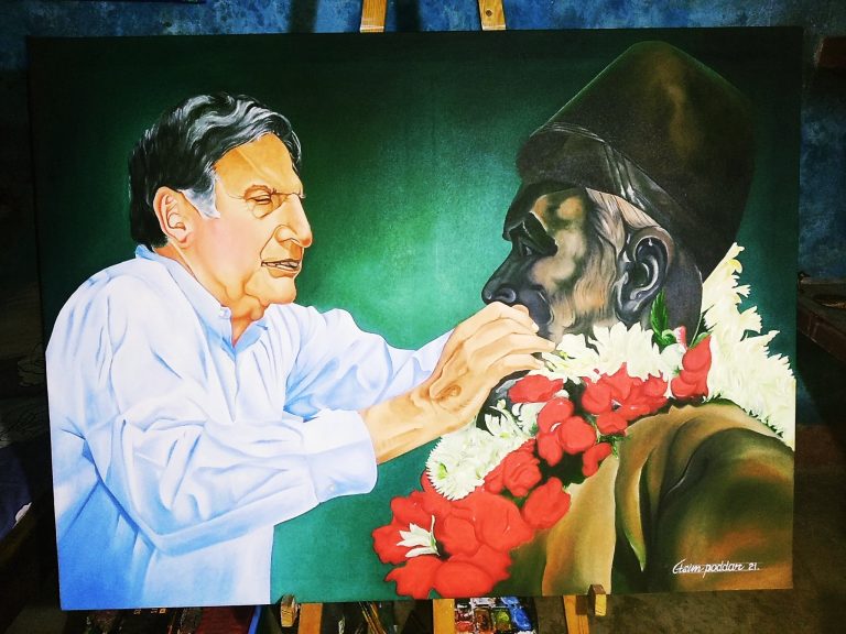 Asim Poddar’s Artwork Honoring Ratan Tata Receives Acclaim and Recognition