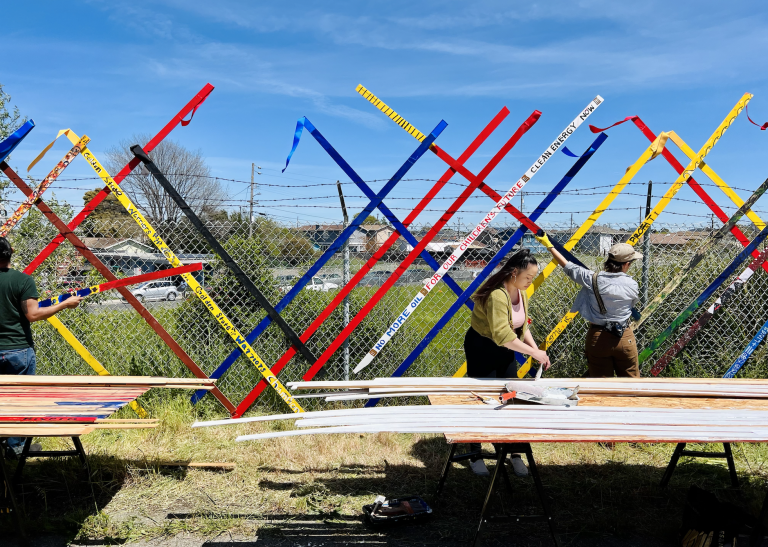 Chevron Removes Public Art Work: “They’re Trying to Erase Us”