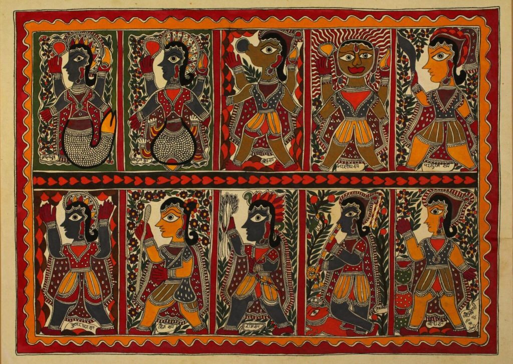 History Of Madhubani Art _ Madhubani Painting History – DHTXB