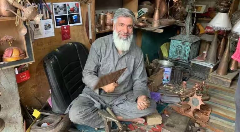 Reviving the Legacy: Kashmiri Artisan Mohammad Aslam Bhat Saves the Dying Craft of Copperware