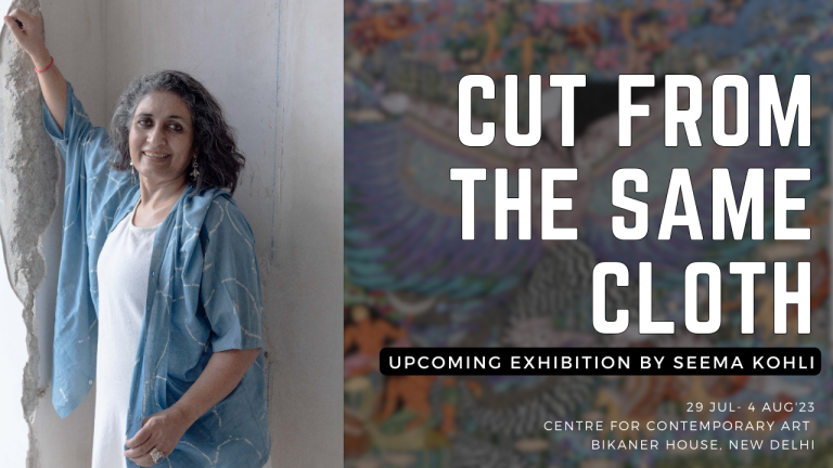 Seema Kohli’s “Cut from The Same Cloth” Art Exhibition Unveils Spiritual Odyssey