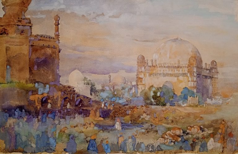 Gol Gumbaz; Splendid History of a Monument In Raza’s Painting