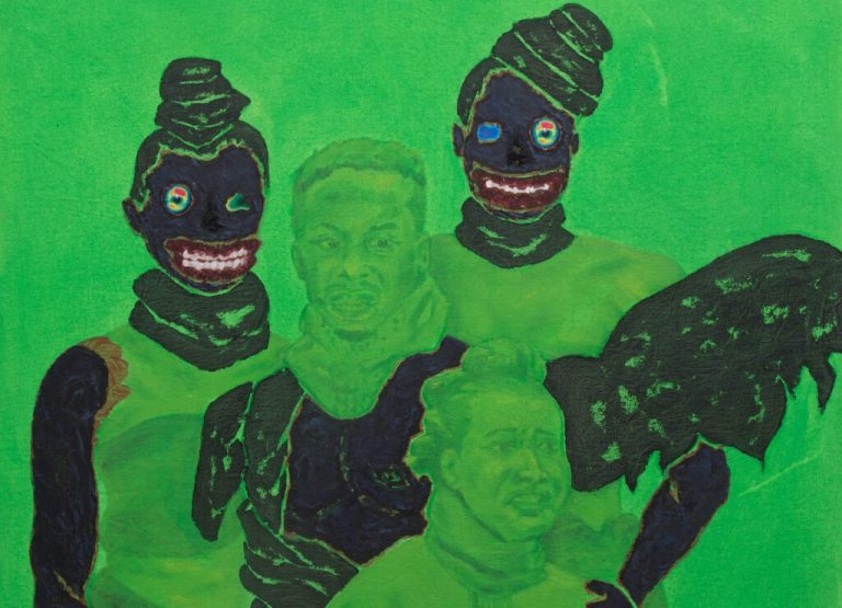 Botswana-Based Artist Thebe Phetogo Paints with Shoe Polish to Subvert the History of Blackface