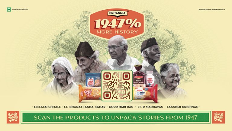 Britannia’s “1947% More History” Campaign Revives India’s Freedom Struggle Through Innovative AR Experience