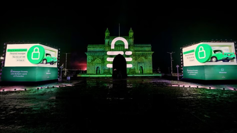 WhatsApp Displays Innovative 3D Anamorphic Installation at Gateway of India to Showcase Privacy Features