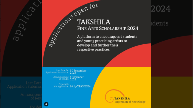 Open Call: 2024 Takshila Fine Arts Scholarship