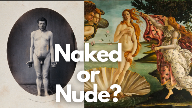 Being Naked and Being Nude are Two Separate Things!