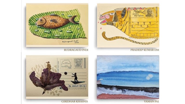 A Unique Exhibition of Postcard Art “Pincodes”: Reviving the Art of Postcards