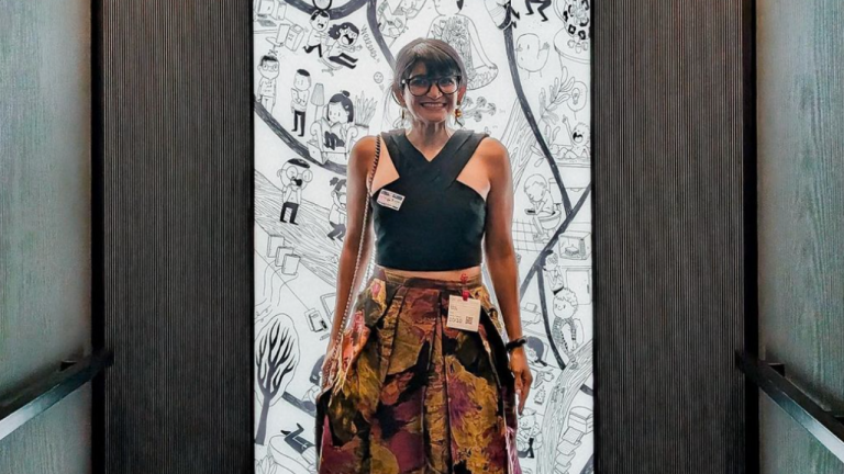 Artist Extraordinaire Alicia Souza Enchants Google’s Gurugram Office with her Artwork