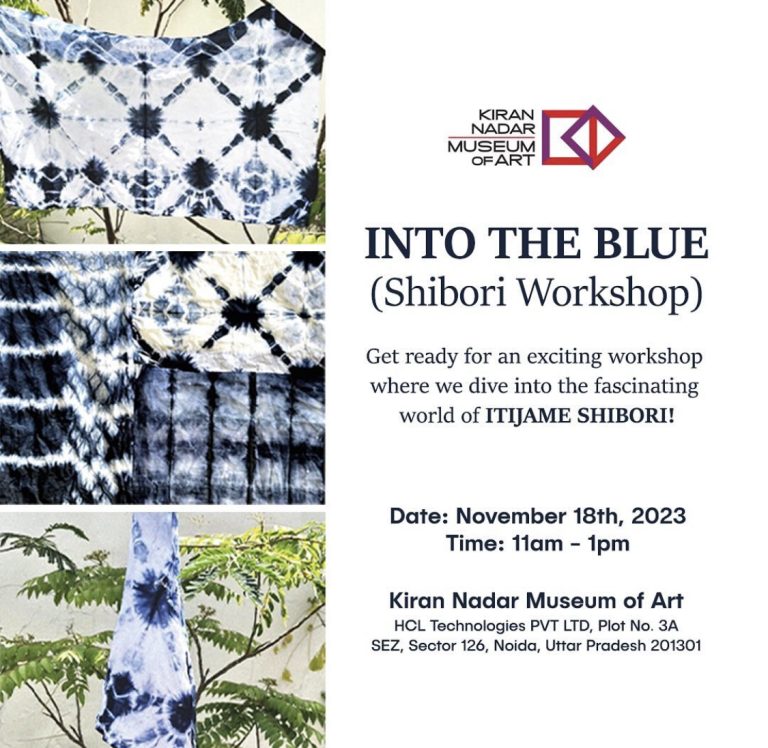 Exploring the Art of Itijame Shibori: KNMA Noida Hosts Shibori Workshop with Agrima Wadhwa