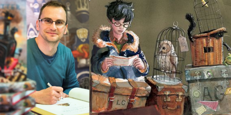 Harry Potter Book Illustrator Jim Kay – On Drawing Children and Magical Creatures.