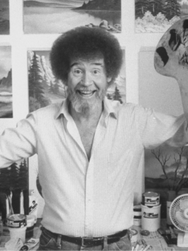 The Happy Accidents of Bob Ross in 10 Pictures - Abirpothi