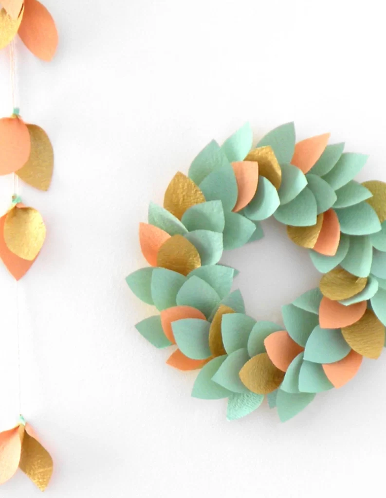 A Gold and White Christmas Wreath Final - 