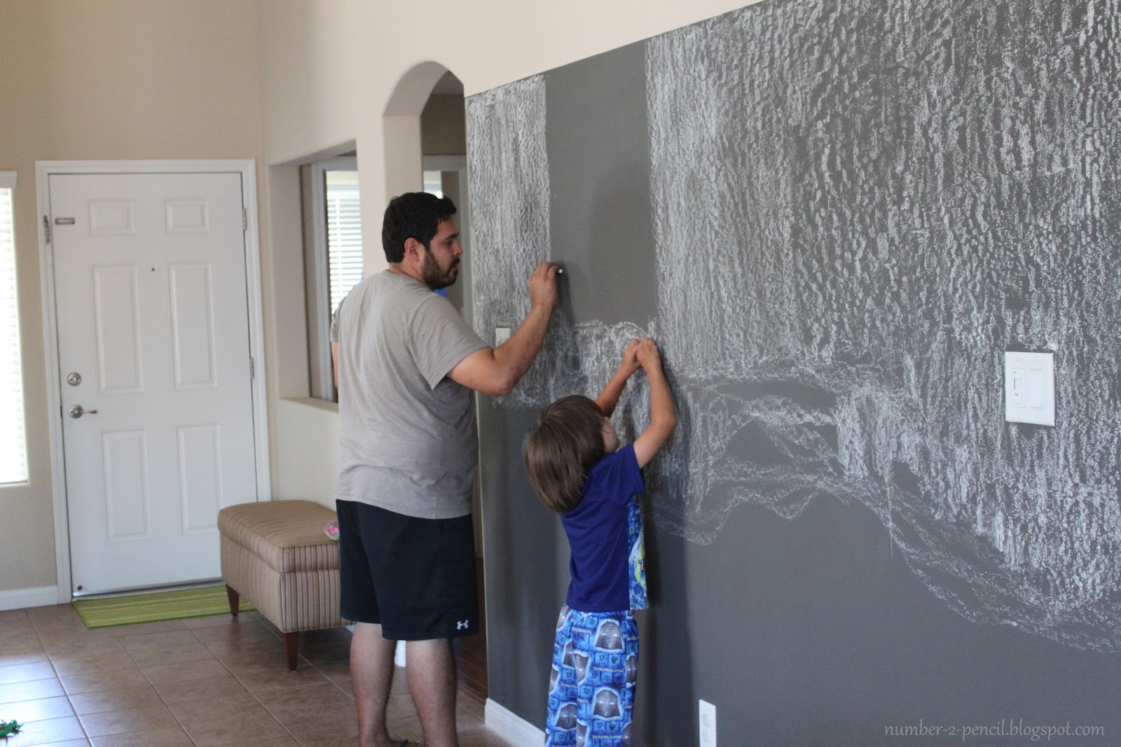 Luscious Confections: Chalkboard Wall Calendar How-To