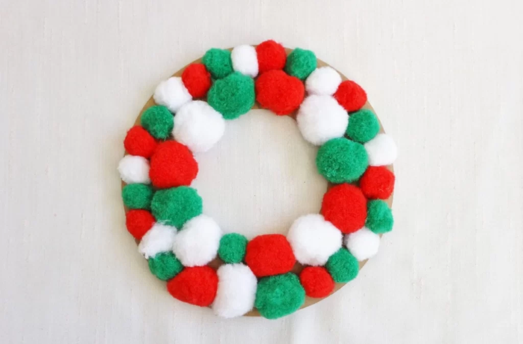 Pom Pom Wreath - 