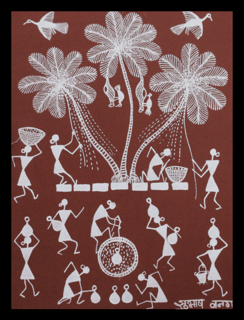 Warli art painting sold online 