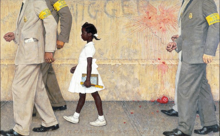 Iconic Power of Norman Rockwell’s ‘The Problem We All Live With’: A Timeless Depiction of Courage Amidst Racial Struggles