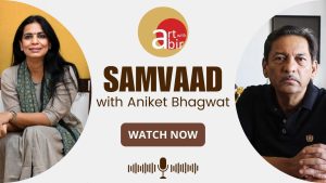 Senior landscape designer and architect Aniket Bhagwat in Samvaad with Ruby Jagrut