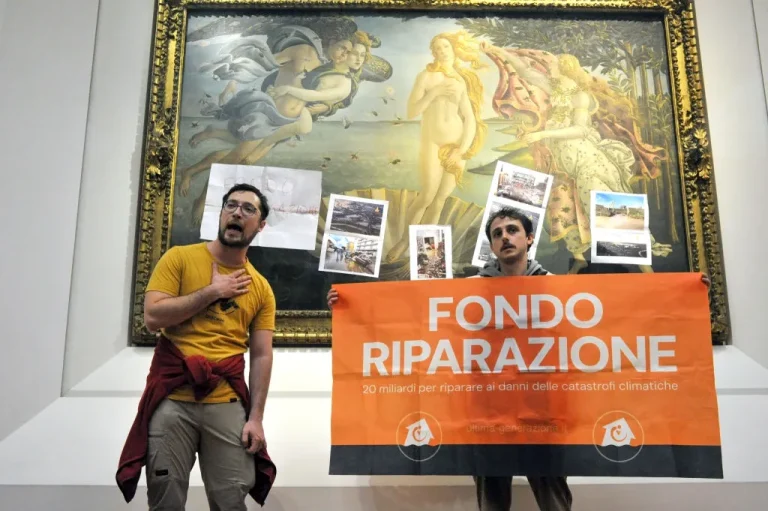 Now Climate Activists Target Botticelli’s Masterpiece at Uffizi Gallery