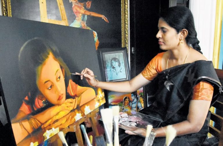 What Impact Does P Mohana Priya’s Artistic Passion Have on Tirupati and Its Community?