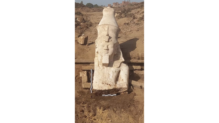 Archaeologists Unearth Monumental Statue of Pharaoh Ramses II in Egypt