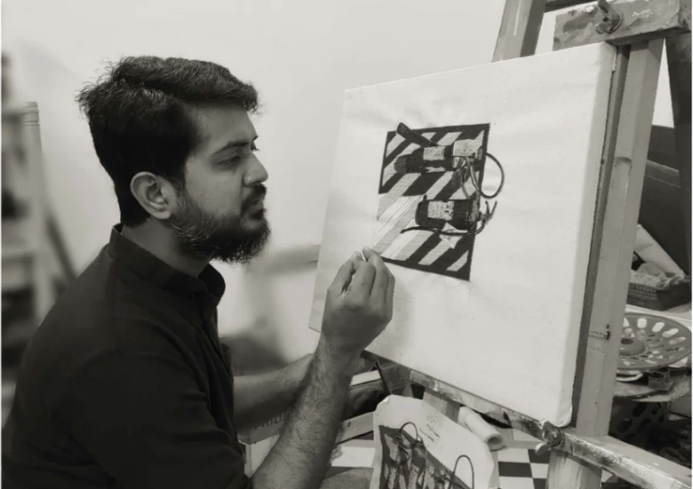 Artist Sandipan Acharjee Weaves Hope and History into the Fabric of His Art