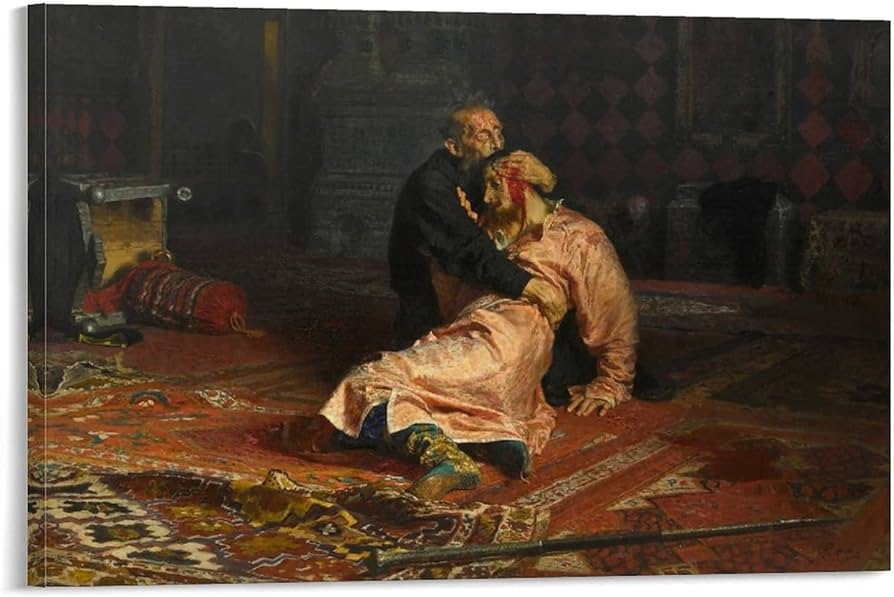 The story behind the most haunting painting from Russia Ivan the