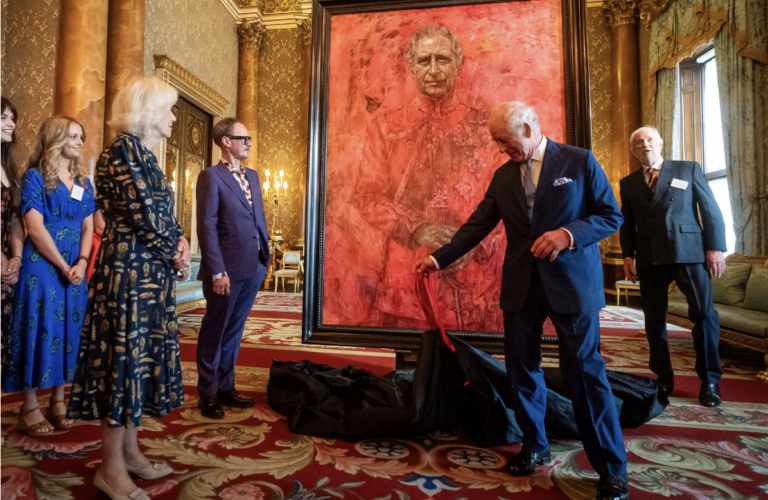 Controversy Erupts Over Unconventional Portrait of King Charles III