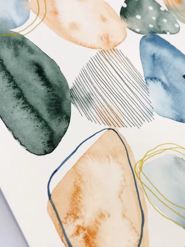 6 Easy Abstract Watercolor Painting Ideas