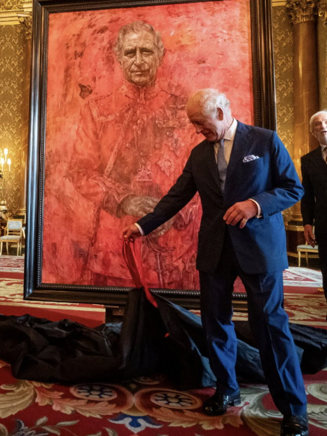 Controversy Erupts Over Unconventional Portrait of King Charles III