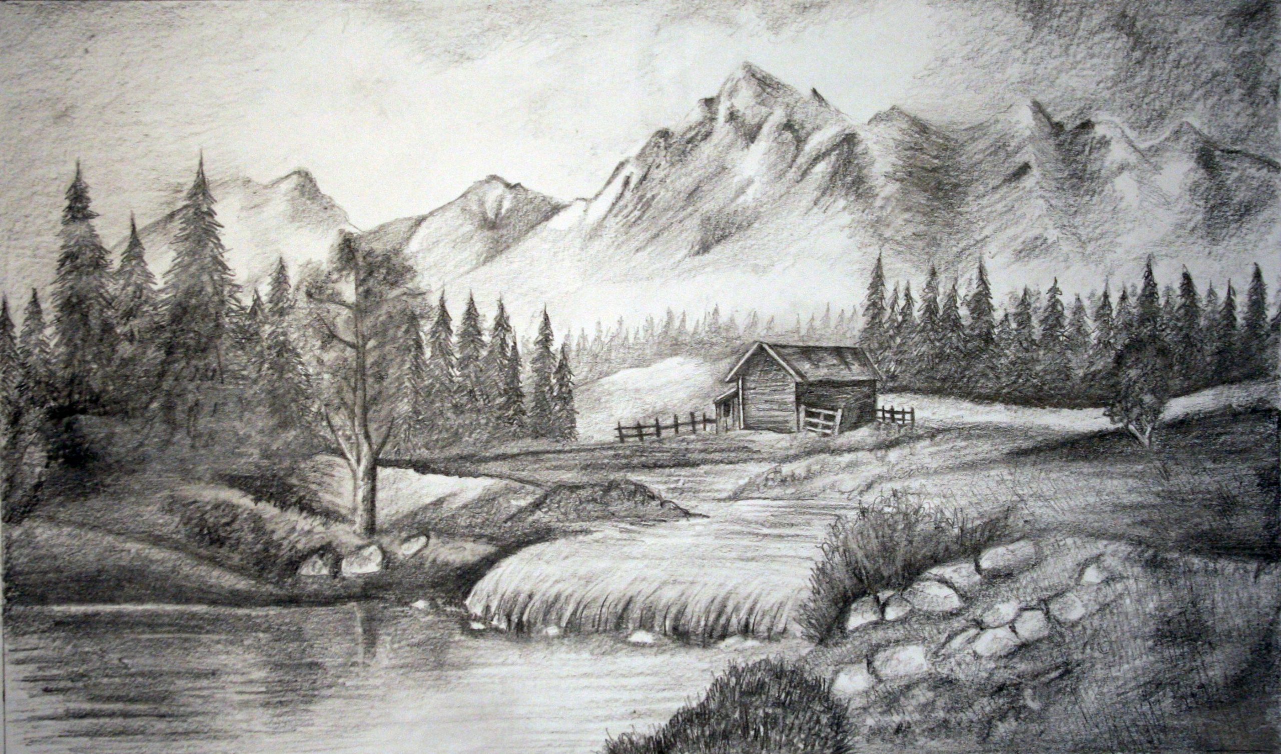How To Draw The Landscape How To Draw The Landscape