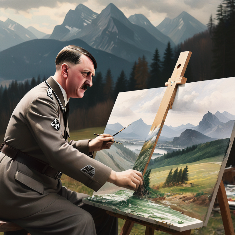 Photo Gallery: Adolf Hitler’s Paintings Revealed